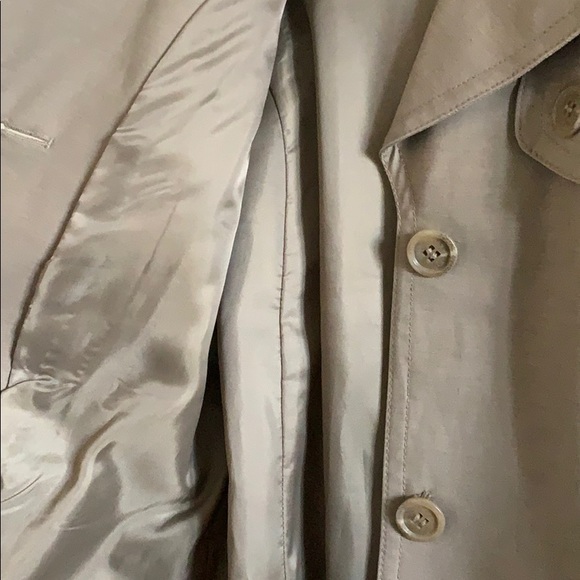 Kenneth Cole Classic Trench Coat Khaki Small - Picture 5 of 10